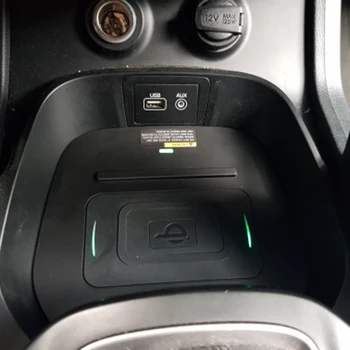 Pre Hyundai Grand Santa Fe IX45 2016 2017 2018 10w auto QI bezdrôtové nabíjanie telefónu nabíjačka nabíja telefón držiak na príslušenstvo