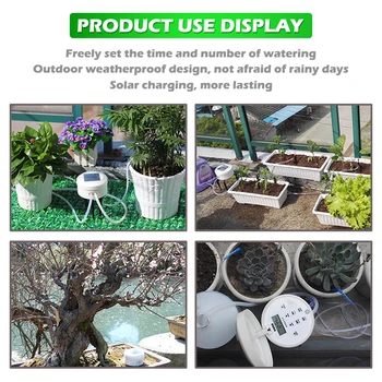 Solárna energia, nabíjanie Inteligentných záhrade automatické zavlažovanie zariadenie Succulents rastlín, zavlažovanie nástroj vodné čerpadlo časovač systém