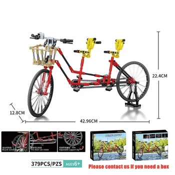 1:10 Klasické Retro Nostalgia Rickshaw Pretekársky Bicykel Model Požičovňa Stavebných Blokov Deti Hračky Pre Vzdelávacie Deti Adulst Darček