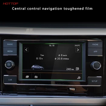 Pre Volkswagen VW Polo Plus 2019 Navigáciu film tvrdeného film strednej kontrolu prístrojového panela obrazovky ochranný film