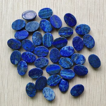 Veľkoobchod 50pcs/veľa Módnych kvalitných prírodných lapis lazuli Oválne CABOCHON korálky 13x18mm pre príslušenstvo šperky robiť zadarmo