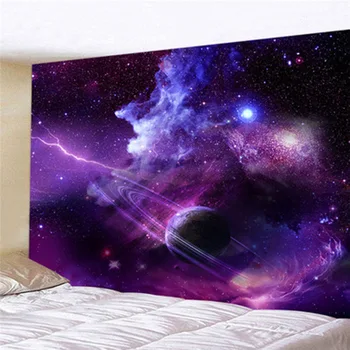 Hviezdna planéty gobelín stenu handričkou psychedelic koberec, steny deka pláž uterák tapisserie murale tissus