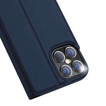 DUX DUCIS Flip Peňaženky, Kožené puzdro pre iPhone 12 Pro Max 11 Xs Xr X Slot pre Kartu Príslušenstvo Držiak na Stojan, Kryt iPhone 8 7 6s 5s SE