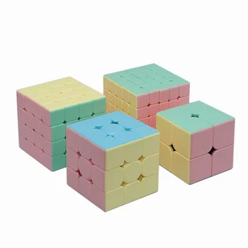 Moyu kocky Moyu macarons kocky 3x3 puzzle magic cube rýchlosť kocky 3x3 pyramídy cubee kocka Moyu macaron krásne cubo magico hračky