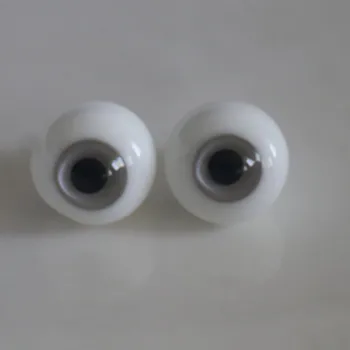 BJD bábika príslušenstvo sklenené oči, šedá farba 14 mm