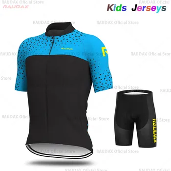 2020 Deti Cyklistické Oblečenie Letné Priedušný Rýchloschnúci Pro Cyklistika Dres Nastaviť Chlapcov Bicykel Jednotné Triatlon Auta Ropa De Ciclismo