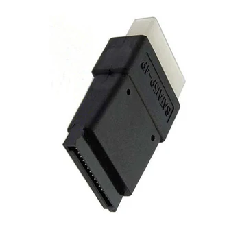 4 Pin Molex PC IDE Muž do 15 pin SATA Žena Napájací Adaptér konektor konvertor