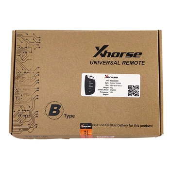XHORSE VVDI Univerzálny diaľkový ovládač Smart Key S Blízkosť Funkcia PN XSKF01EN XSMQB1EN XSCS00EN anglická Verzia
