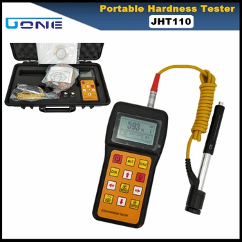 JHT110 prenosné tvrdosť tester kovové zliatiny meranie tvrdosti HRC HL HB HV HS tvrdosti HRB testovanie digitálny displej