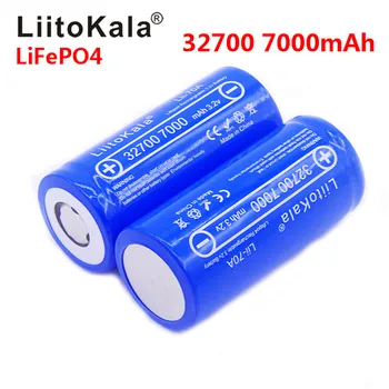 2019 nové LiitoKala Lii-70A 3.2 V 32700 7000mAh LiFePO4 Batérie 35A Kontinuálne Vypúšťanie Maximálne 55A Vysoký výkon batérie Značky