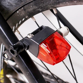 Elektromagnetická indukcia Bicykel zadné Svetlo s Vlastným pohonom, IPX-4 Vodotesný LED Svetlo na Bicykel Magnet zadné svetlo Zadné Svetlo na Bicykli