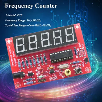 1Hz-50MHz Frequency Counter Tester Crystal Oscilátor Frekvencie Meranie Digitálny Displej DIY Vybavenie Auta