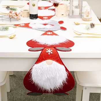 Kombinácia Stôl Runner Anonymný Bábika Obrus Domova Placemat Tabuľka Ornament Vianoce Veselé Vianočné Dekorácie Pre Domov