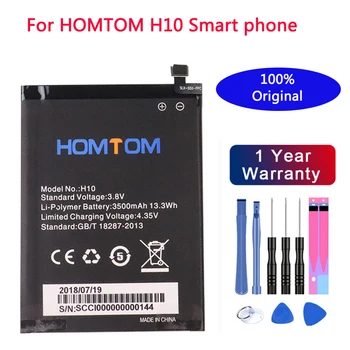 Nový, Originálny Vysokej Kvality Pre homtom h10 Batéria 3500 mAh pre HOMTOM H10 Smart Telefónu kontakty batérie +Bezplatné Nástroje