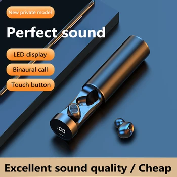 TWS Bezdrôtové Slúchadlá 6D Stereo Mini Bluetooth 5.1 Slúchadlá S Duálny Mikrofón Šport, Hudba Vodotesné Slúchadlá Automatické Párovanie Headsetu