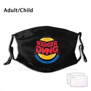 Burger King Dospelých, Deti Proti Prachu, Filter Diy Maska Burger King Burger King Logo Kráľ, Kráľovná Mcdonalds Macdo Macdonald Burger
