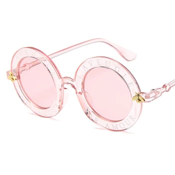 Najnovšie Módne Okrúhle slnečné Okuliare Ženy Značky Dizajnér Vintage Gradient Odtiene Slnečné Okuliare UV400 Oculos Feminino Lentes