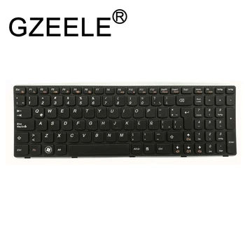 GZEELE španielsky SP klávesnice Lenovo G580 Z580 G580A B580 V580A Z580A G580AH G580AM G580G G585 G585A G585AR G590 s rámom