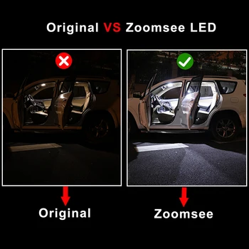 Zoomsee Interiérové LED Pre Mazda 3 BK BL BM BN 2004-2020 Canbus Vozidla Žiarovka Inoor batožinového priestoru Osvetlenie Dome Mapa Čítanie Auto Lampa Súčasti
