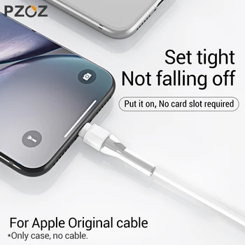 PZOZ USB Kábel Chránič Pre iPhone 12 MINI 11 Pro X XS Max XR SE Navíjač Kábla na Ochranu Kábel Displeja Pre Pôvodný iPhone Kábel