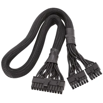 24Pin PSU je vhodný pre Corsair black 10+14-pinová 24-pin modulu kábel AX1500i AX1200i AX860i AX760i AX1200 sady sietí