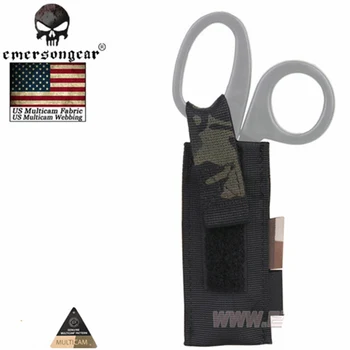 Emersongear Taktické Molle Puzdro, Nožnice Nožnice Držiteľ Iné Vojenské Vybavenie Boj proti Výstroj EM6367 Multicam AOR2 Čierna