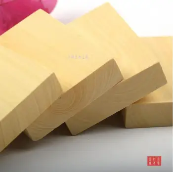 Ručné drevo materiál Čínsky krušpán Nôž rukoväť, materiál dosky dreva Wood carving materiál mnoho veľkosť