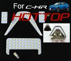 5 ks/Veľa Auto Styling Biele Premium Package Kit LED Svetlá Pre Toyota C-H CHR