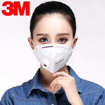 3M protiprachová maska Respirátor s Cool Flow Ventil anti-priemyselného prachu a prachu, leštenie anti-haze PM2.5 maska 1/5/10/25pcs