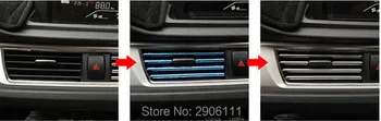 3 M U Štýlu dekorácie pásy Mriežky Chrome auto Automobilový klimatizácia zásuvky pre Chrysler 300c sebring pt mesto krajiny 300 metrov