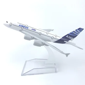 Airbus A380 Prototyp Lietadla Diecast Modelu Lietadla 6