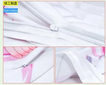 Nový bytový Textil Dva obojstranné Námestie Hodiť Vankúš Prípadoch Anime Plastové Spomienky Dakimakura pillowslip