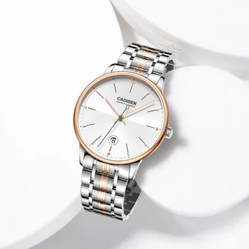 Cadisen 2020 Luxusné Automatické Mechanické Hodinky pre Mužov Top Značky Nerezové Náramkové hodinky pánske Bussiness Vodotesné Hodinky