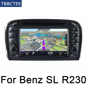Pre Mercedes Benz SL R230 2001~2004 NTG Auto, Multimediálny prehrávač, Android GPS Auto rádio Stereo Systém Navigačnej Mapy wifi Mapu