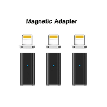 Magnetický Adaptér Pre iPhone 12 XS Max XR X Nabíjačka, Magnetická Nabíjačka pre iPhone 11 8 Plus 7 Plus 6s Plus SE 5s USB Adaptér