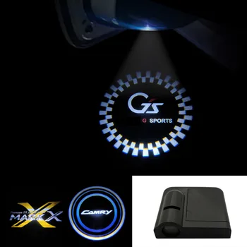 Auto LED s Dovolením svätého tieň vitajte svetlo, Laserové logo projektor dvere lampa Pre Toyota GS ŠPORT ZNAČKA X, Camry RAV4 Corolla Prado