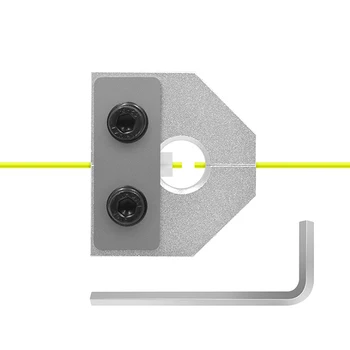3D Tlačiarne Časti Vlákna Zvárač Konektor Pre 1.75 mm Vlákna Senzor CHKO ABS Čierna/Strieborná