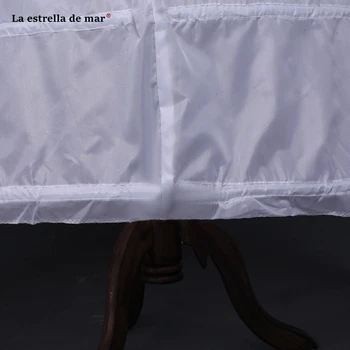 Ženské spodnička nová biela 4 hoop Spodnička pod šaty lacné odnímateľný sukne svadobné es mieste prom acce