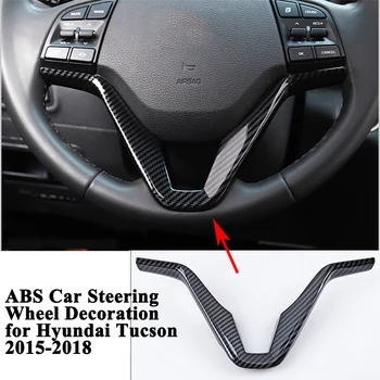 1pc ABS Volante Vozidla Dekorácie Styling Sequin Výbava Kryt Nálepky, Interiérové Auto Príslušenstvo pre Hyundai Tucson-2018