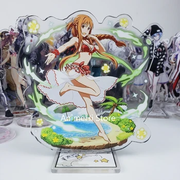 Anime Sword Art Online Akčné Obrázok Hračky, Cosplay SAO Kirigaya Kazuto Yuuki Asuna Akryl Údaje Model Bábiky 15 cm