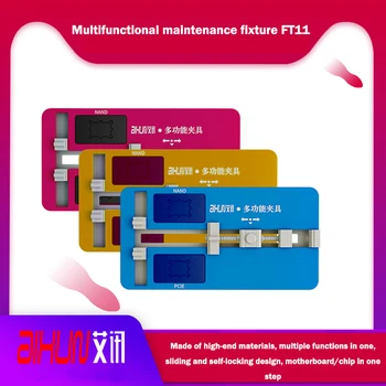 Aixun FT11 Doske Zariadenie Univerzálny Automatický Zámok PCB Držiteľ Zariadenie, Telefón, Doska NAND PCIE Spájkovanie Svorka Opravy