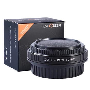 K&F KONCEPT Objektív Kamery Adaptér Krúžok Pre Canon FD Objektívu Na Fotoaparát EOS 7D 550D 500D 6D S Skla Spp Zaostrenie Na Nekonečno