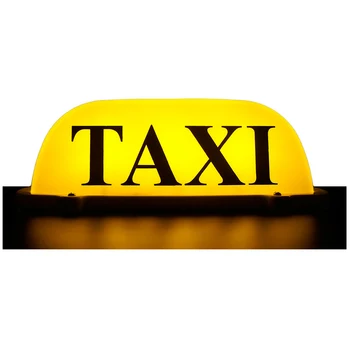 12V Taxík Dome Light Car Taxi Meter Kabíny Vňaťou Strechy Znamenie Svetla Žiarovka Magnetické Základne