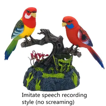Elektronické Hlas Kontrolované Pet Vtákov Simulácia Vták Domáce Dekorácie Deti Hračka