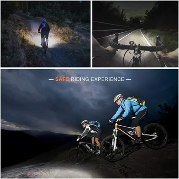 Vysoký Svetelný T6 LED Cyklistické Bicykli Lampa USB Rechargable Vedúci Svetlo Baterky A+ Energie Energie pre Mtb Horský Bicykel na Koni
