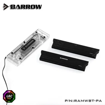 Barrow RAMWBT-PA, RAM Vodného Chladenia Bloku Súpravy, LRC 1.0 12v, Jeden Kit Dvoch Brnenie Jeden Blok,Jeden Blok Maximálnu Podporu 4 RAM,chladič