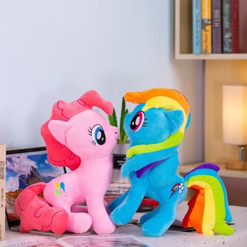 Little PONY Plyšové 30 cm Plyšové Hračky Pony pre dieťa MLPony Chlpaté Bábiky Jednorožec Pegasus Brony
