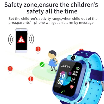 Neweat Smart Hodinky pre Deti detský Darček SOS Anti Stratil Smartwatch So Sim Kartou, Hlasový Chat Fotoaparát Vodotesný Pre IOS a Android