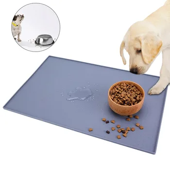 1PC Nepremokavé Pet Mat na Pes Mačka Silikónové Pet Food Pad Pet Misy Pitnej Mat Psa, Kŕmenie Placemat Jednoduché Umývanie