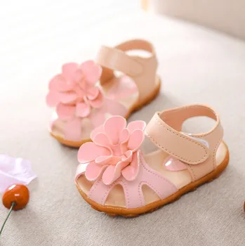 Hot PREDAJ deti topánky 2016 nové letné kvetina princezná dievčatá topánky dieťa dieťa kaplnka pokrýva dievčatá sandále veľkosť 21-30